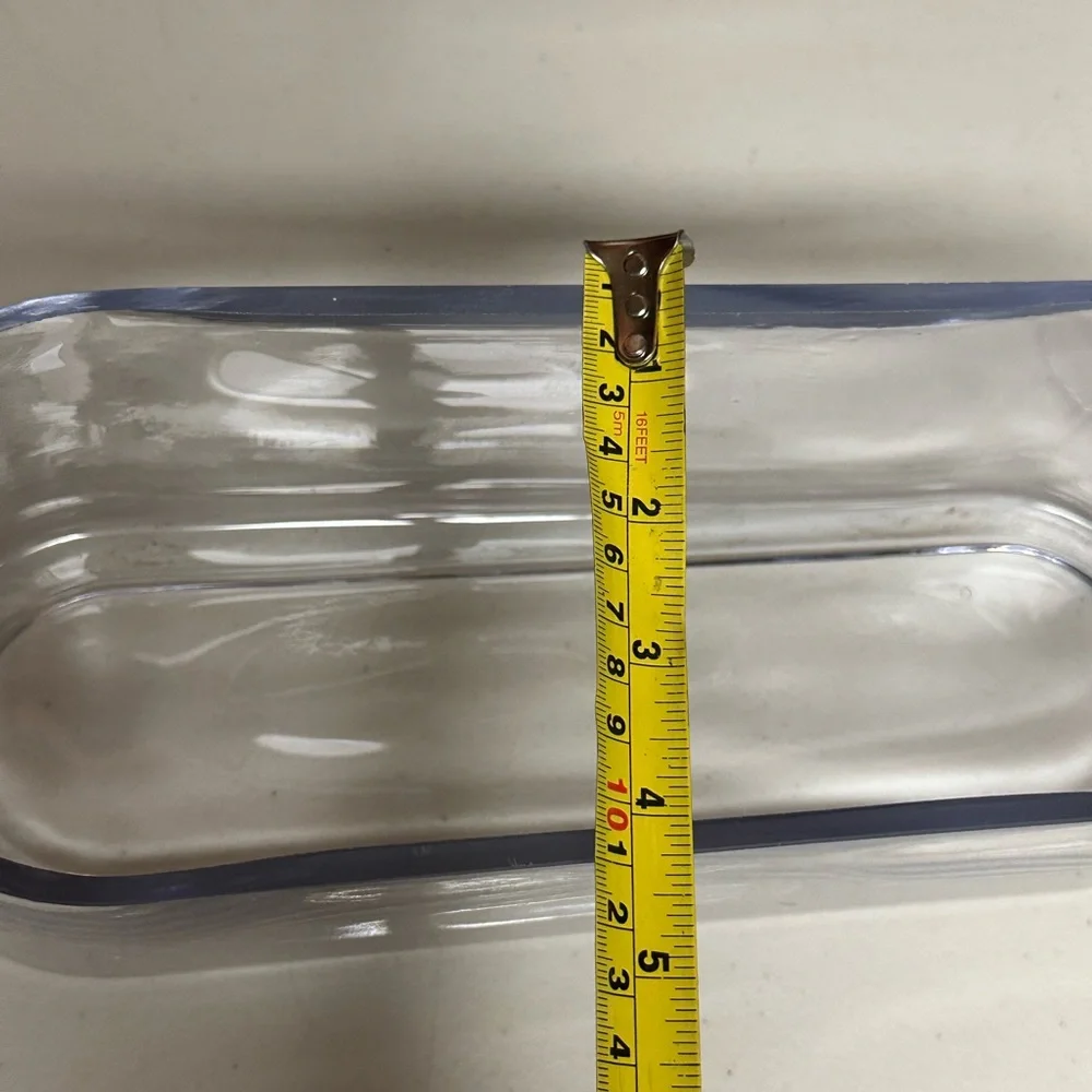 Clear Glass Bathroom Organizer